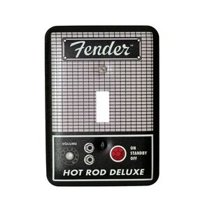 Fender Guitar Light Switch Cover Plate Retro Hot Rod Deluxe Music